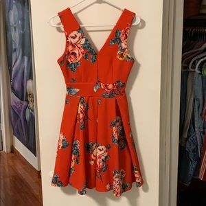 HauteMonde Floral mini Dress